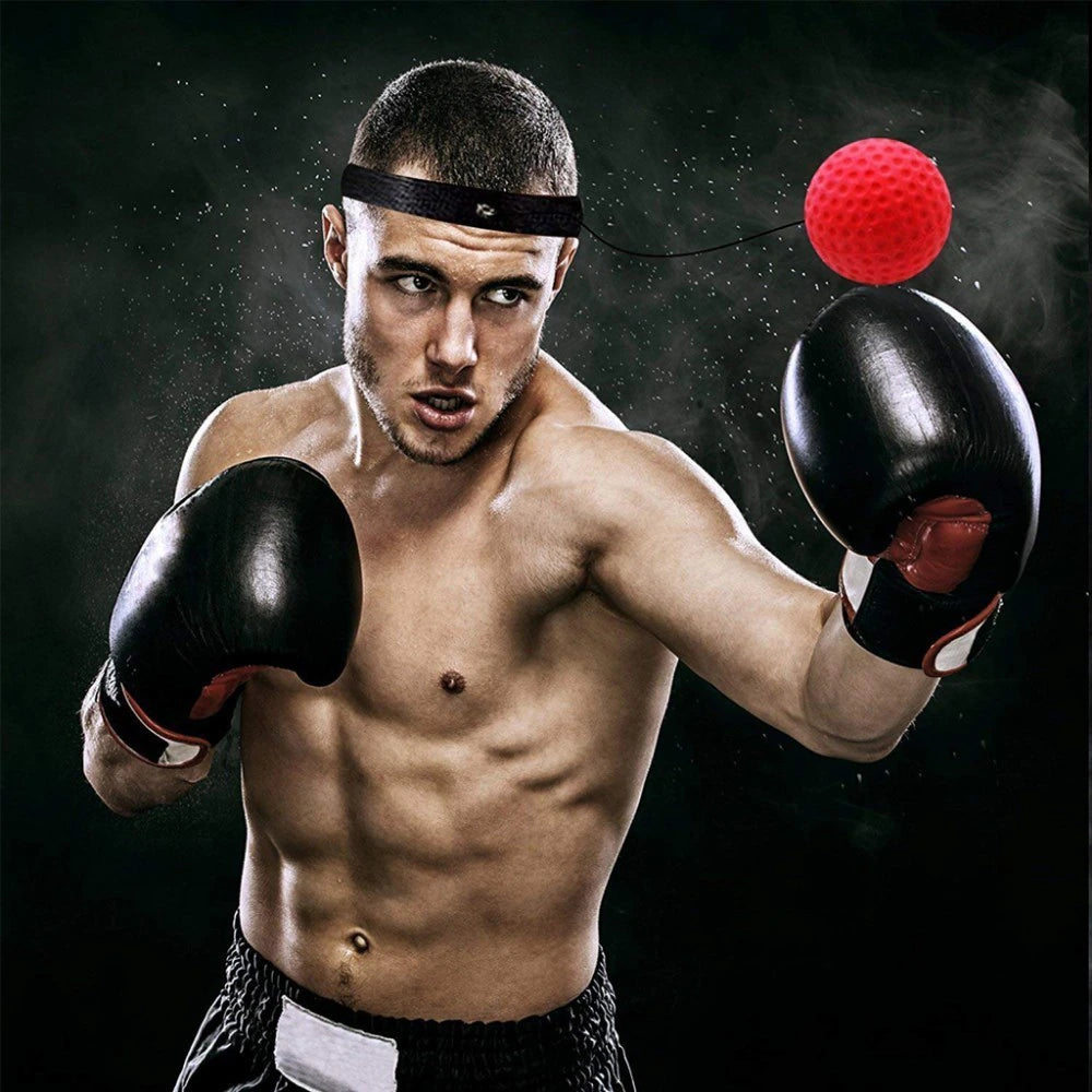 Worthwhile Kick Boxing Reflex Ball Head Band Fighting Speed